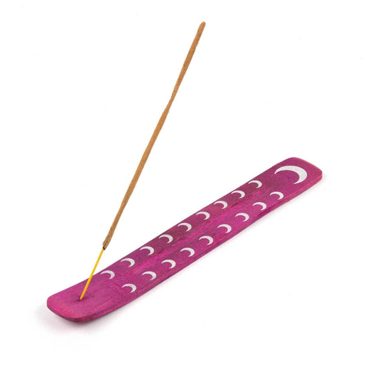 Wooden Incense Holder - Pink