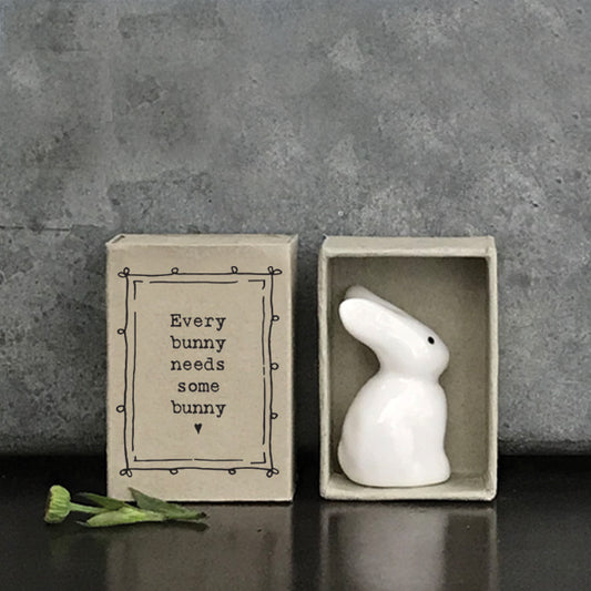 East of India Matchbox - Bunny