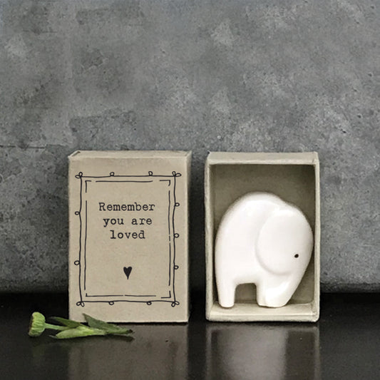 East of India Matchbox - Elephant