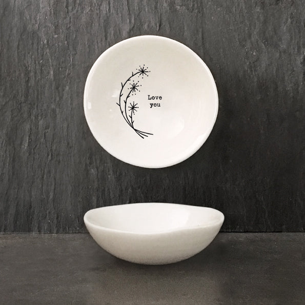 East of India Small Bowl -  Love You