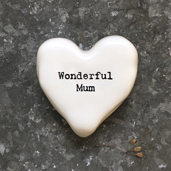 East of India heart Token - Wonderful Mum