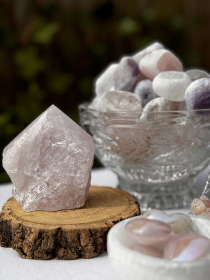 Rose Quartz Polished Point