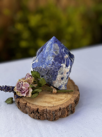 Sodalite Cut Base Point