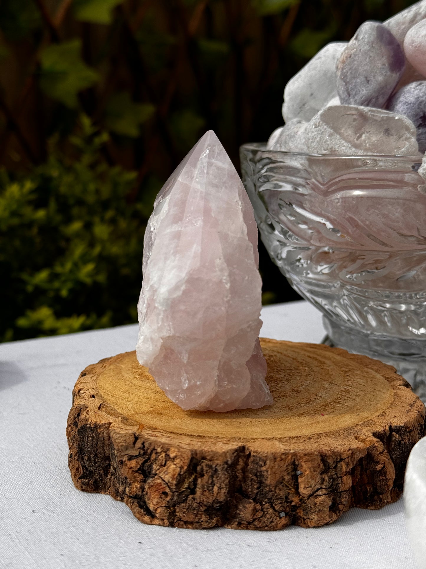 Rose Quartz Polished Point