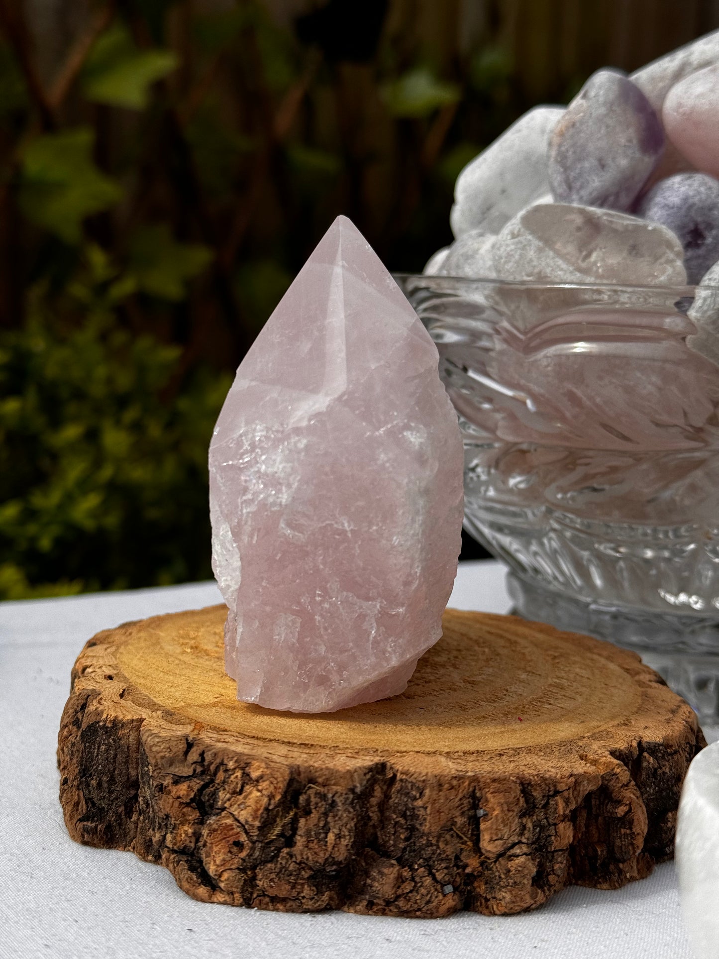 Rose Quartz Polished Point