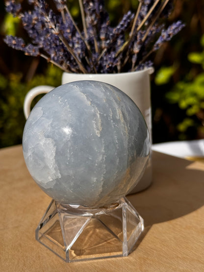 Celestite Polished Sphere 64mm