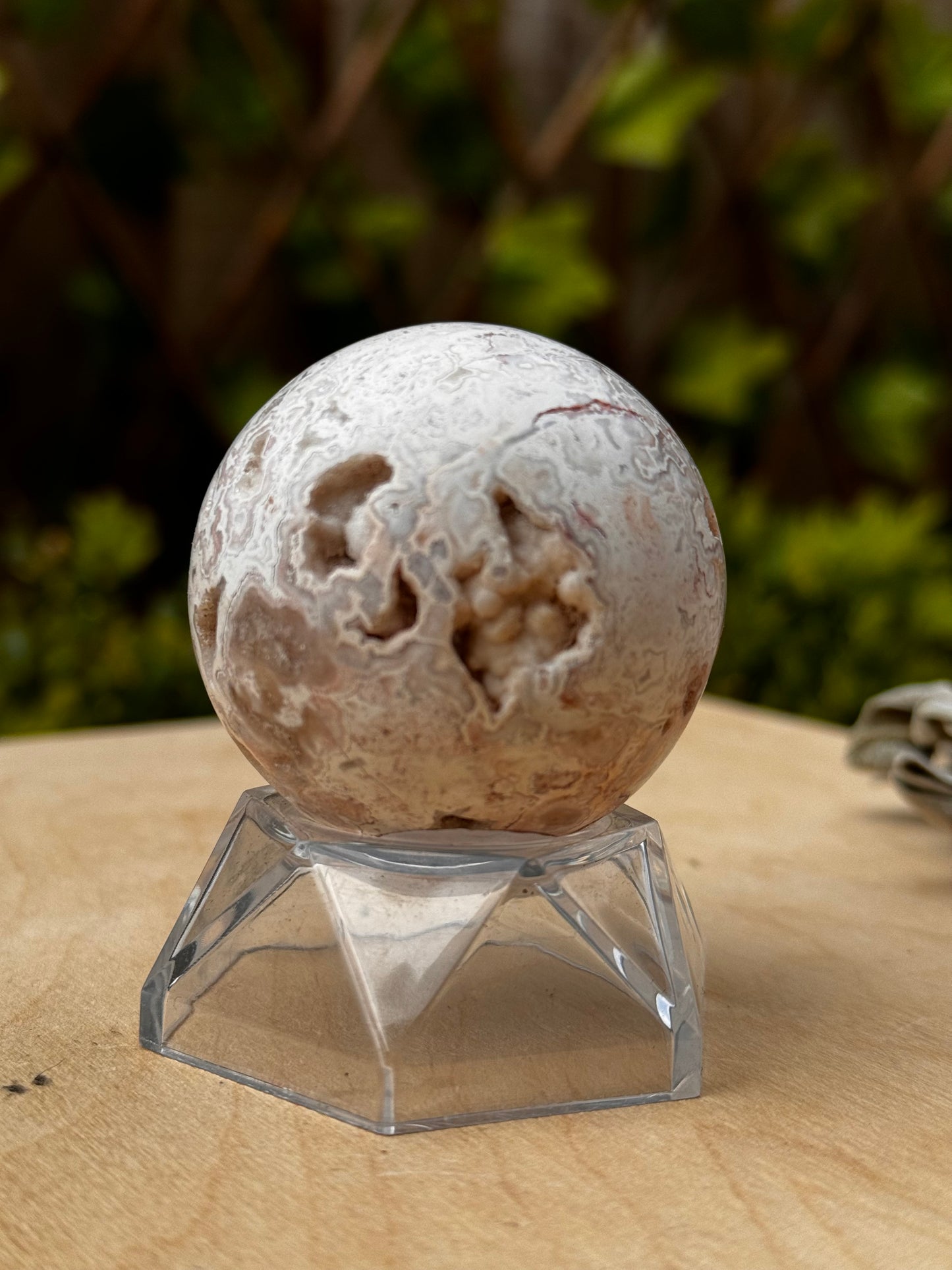 Crazy Lace Agate Sphere