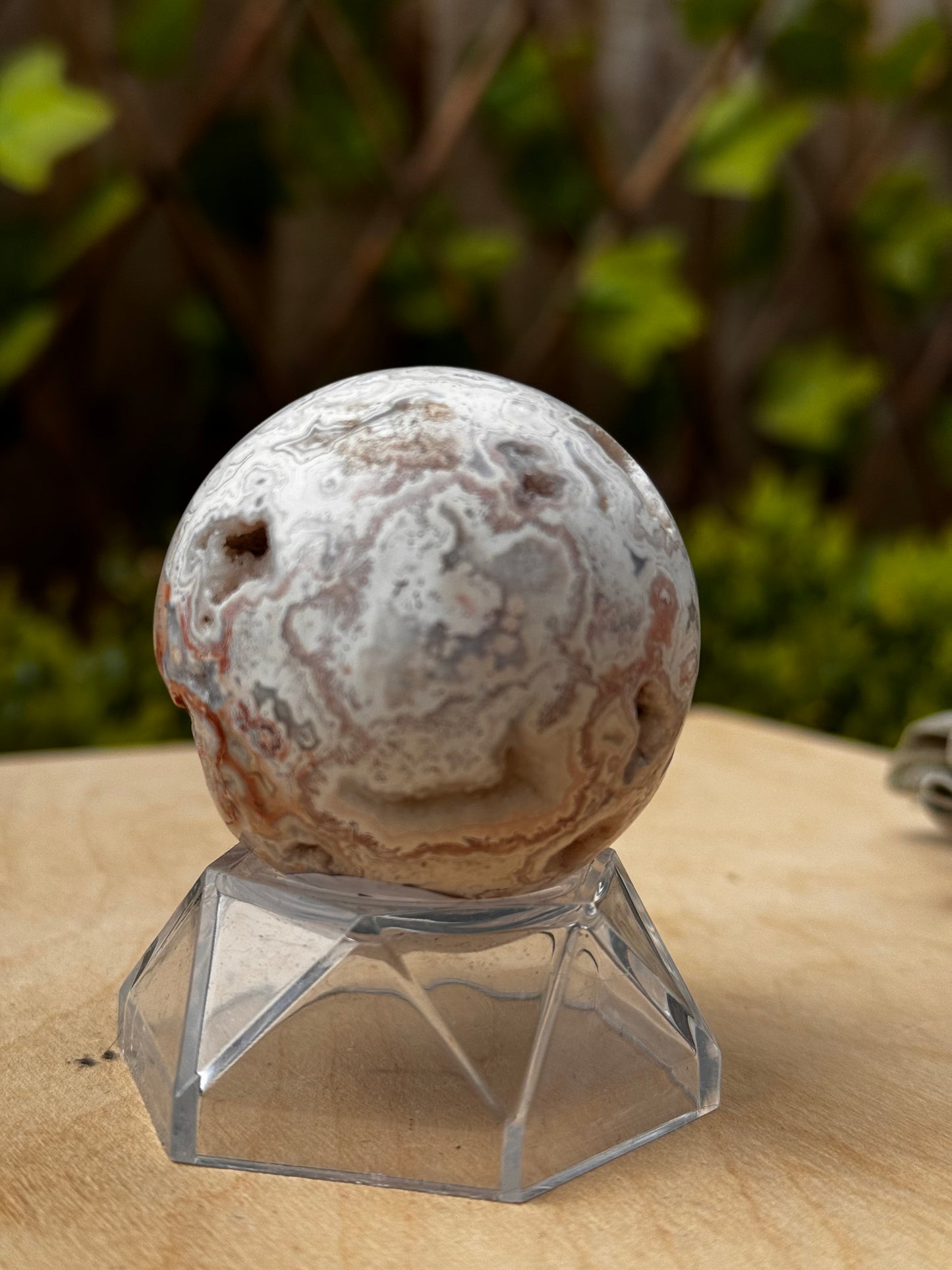 Crazy Lace Agate Sphere