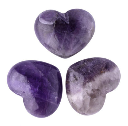 Amethyst Mini Heart Carving