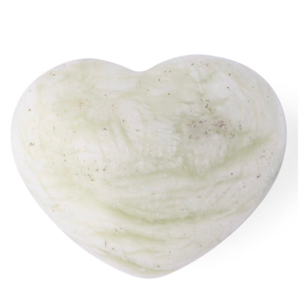 New Jade Mini Heart Carving