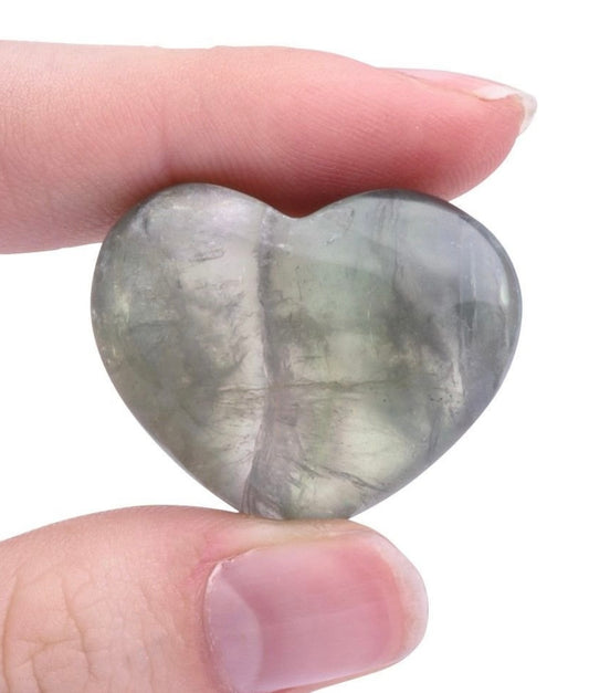 Fluorite Mini Heart Carving