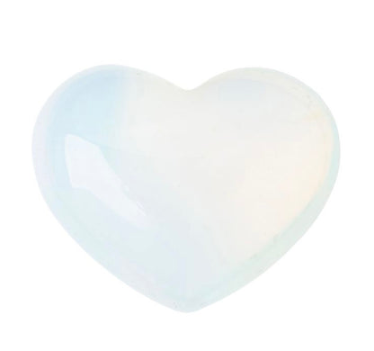 Opalite Mini Heart Carving