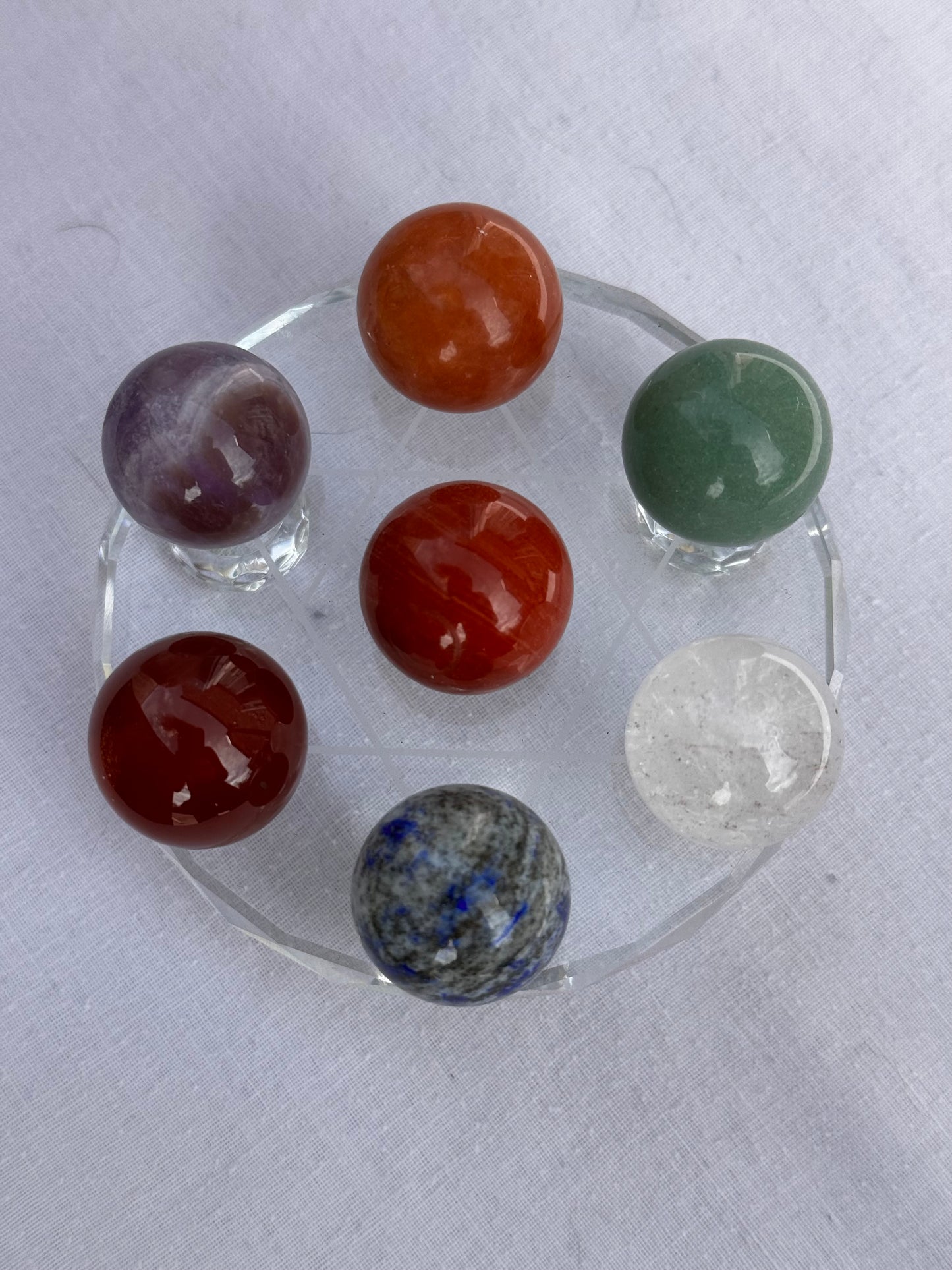 Chakra Sphere Grid Set