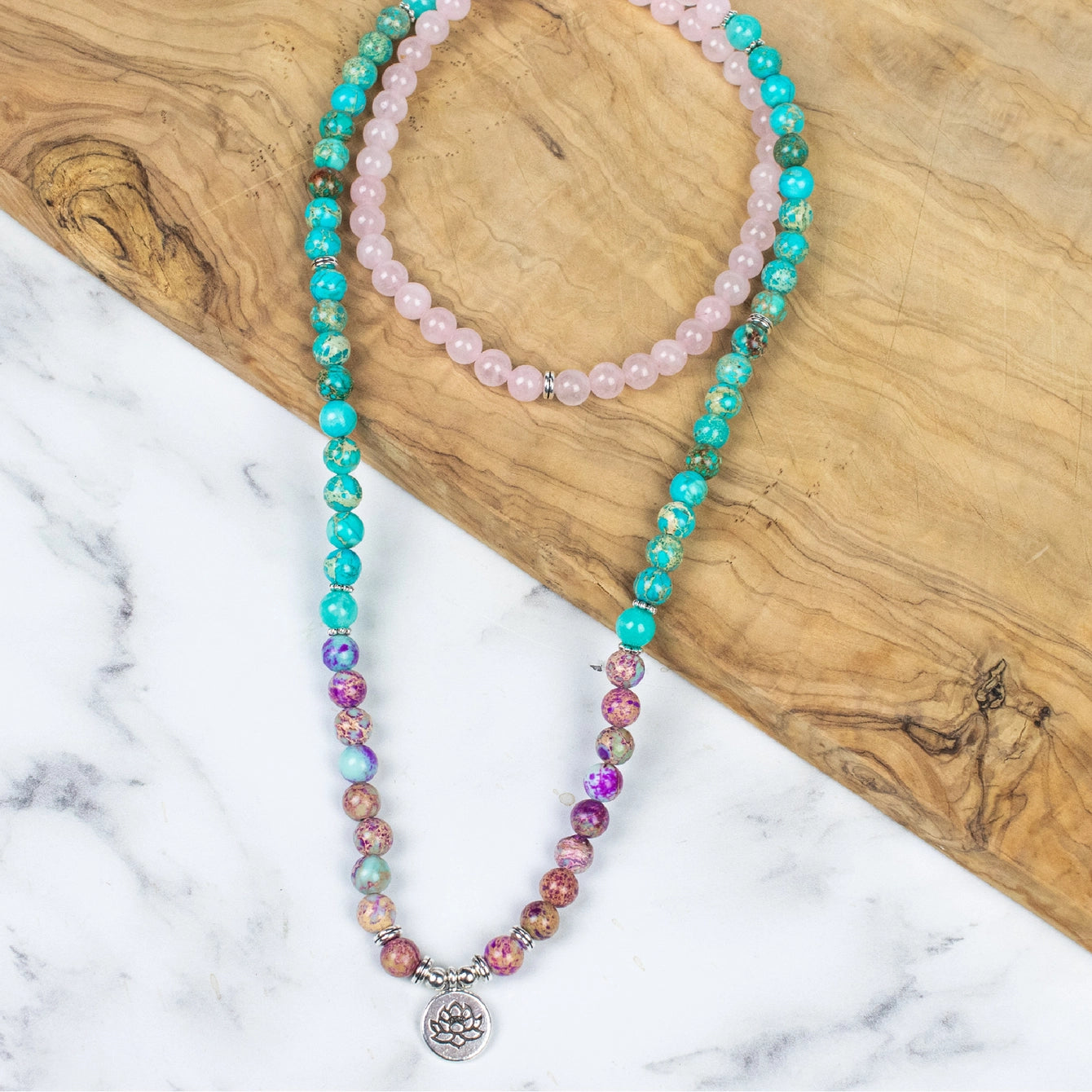 Myga Yoga Bead Necklace - Rebirth