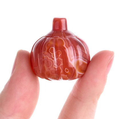 Carnelian Mini Pumpkin Carving