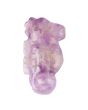 Amethyst Sea Horse Carving