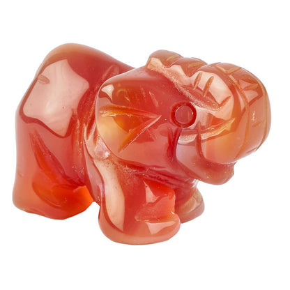 Carnelian Mini Elephant Carving