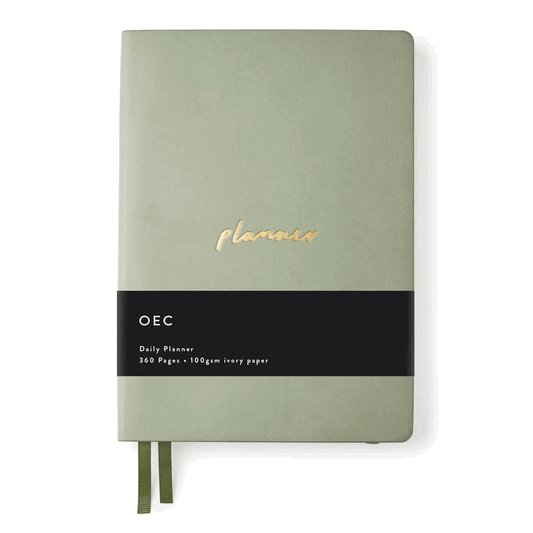 Daily Planner - Sage Green